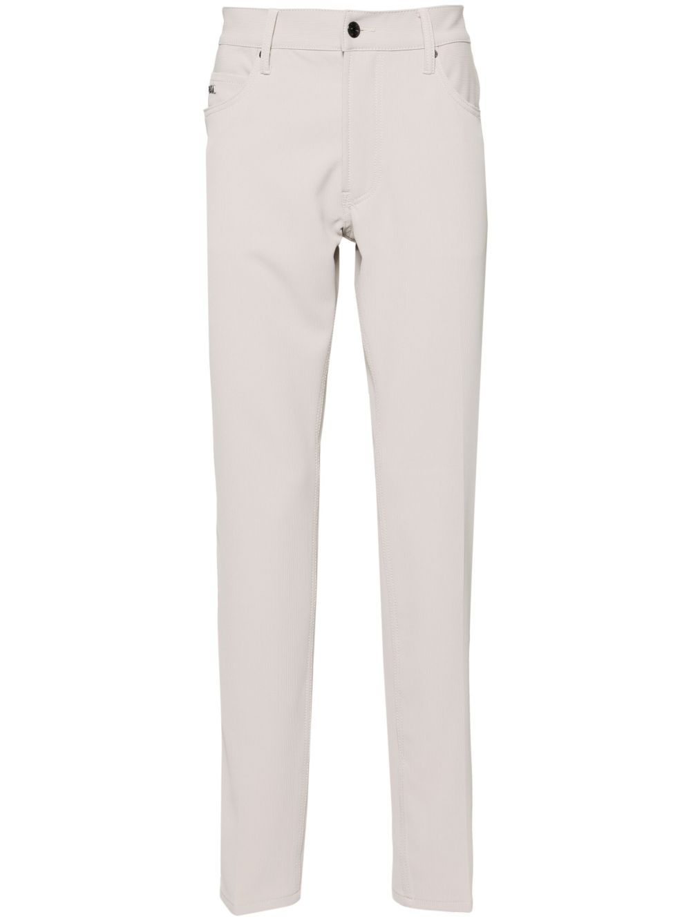 Emporio Armani J05 修身长裤 - 灰色