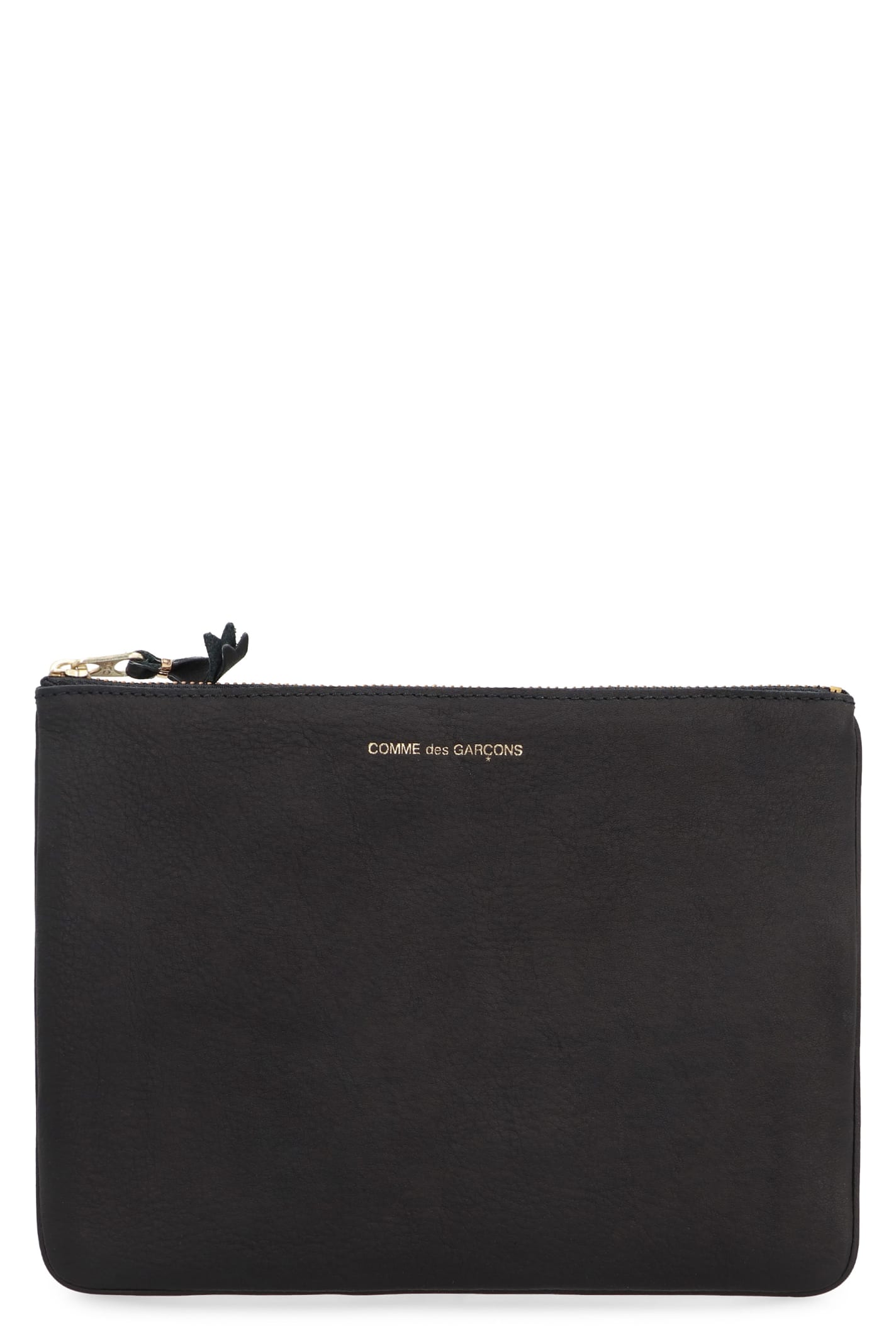 Comme des Garçons Wallet Leather Flat Pouch