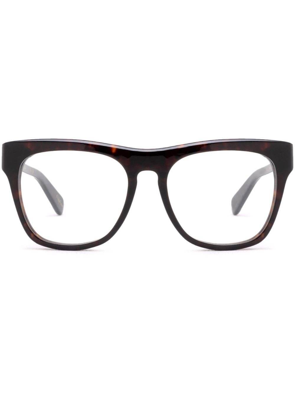 Chloé Eyewear 方框眼镜 - 褐色