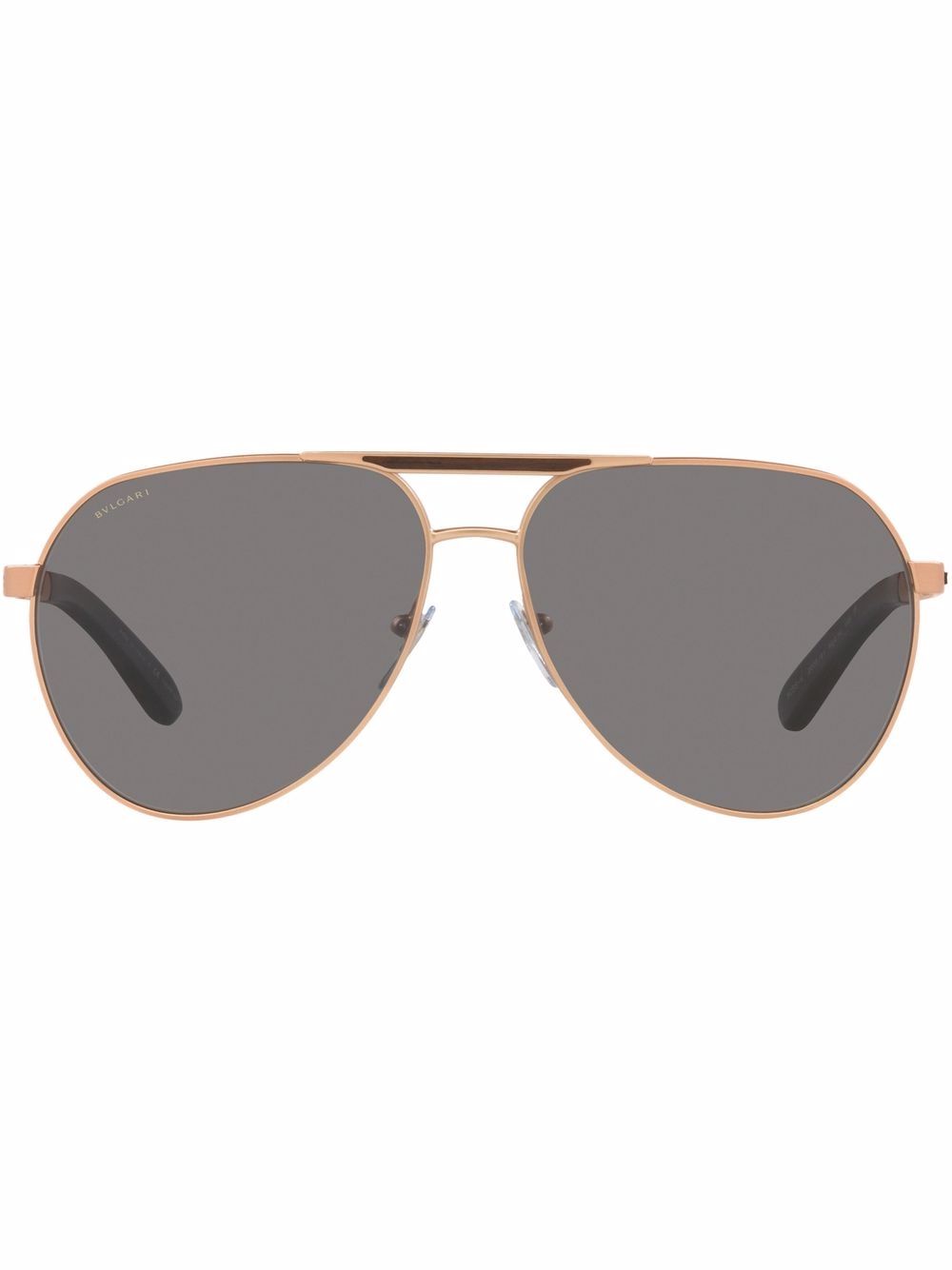 Bvlgari BV5055K 飞行员镜框太阳眼镜 - 金色