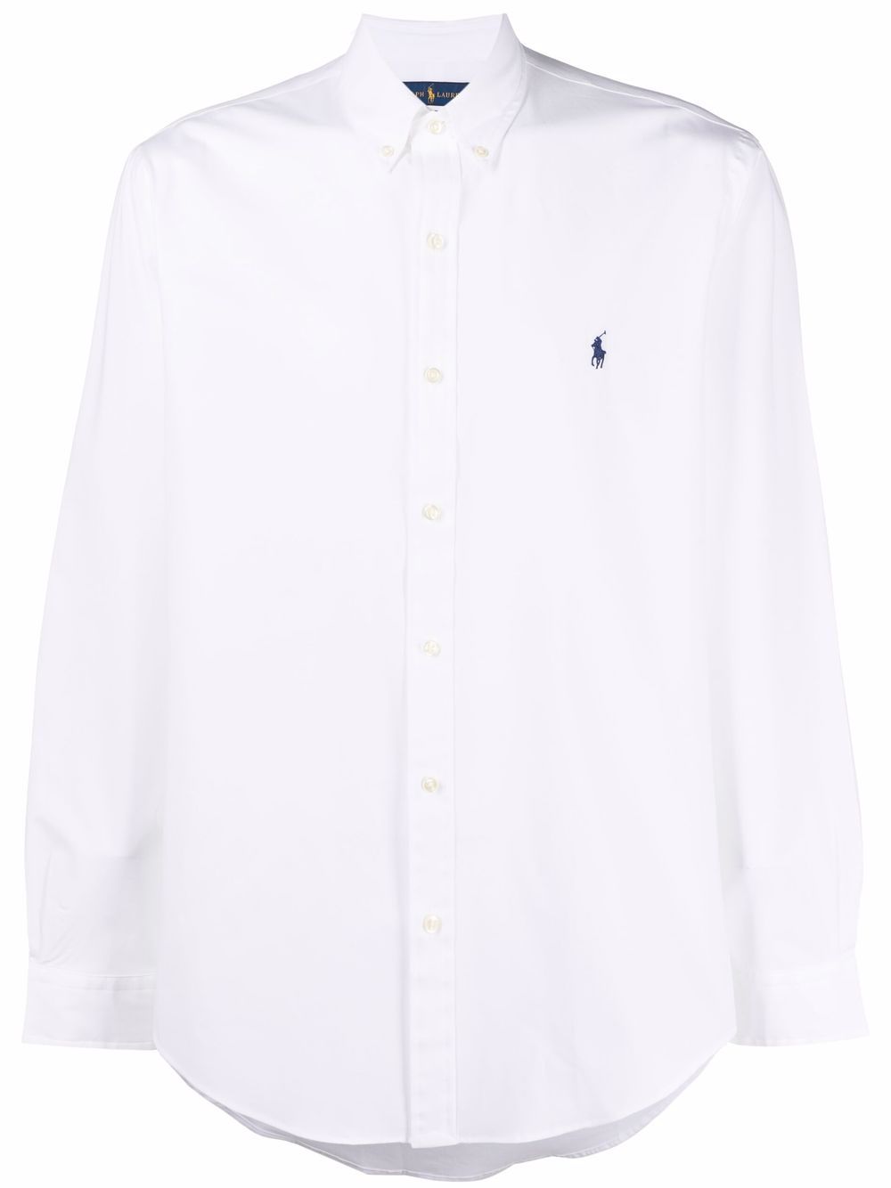Polo Ralph Lauren Polo Pony 刺绣长袖衬衫 - 白色