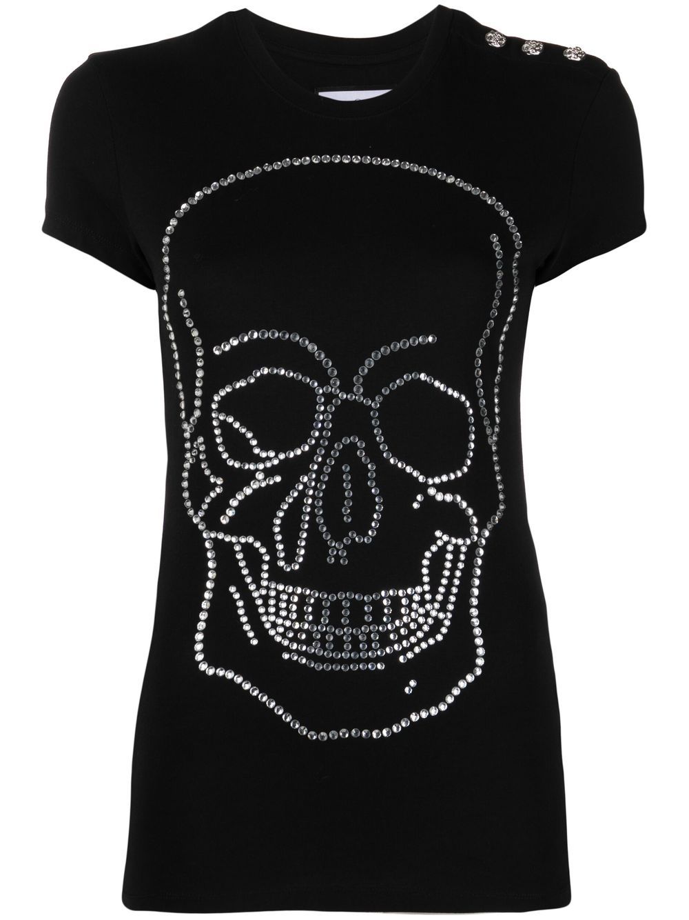 Philipp Plein 晶饰T恤 - 黑色