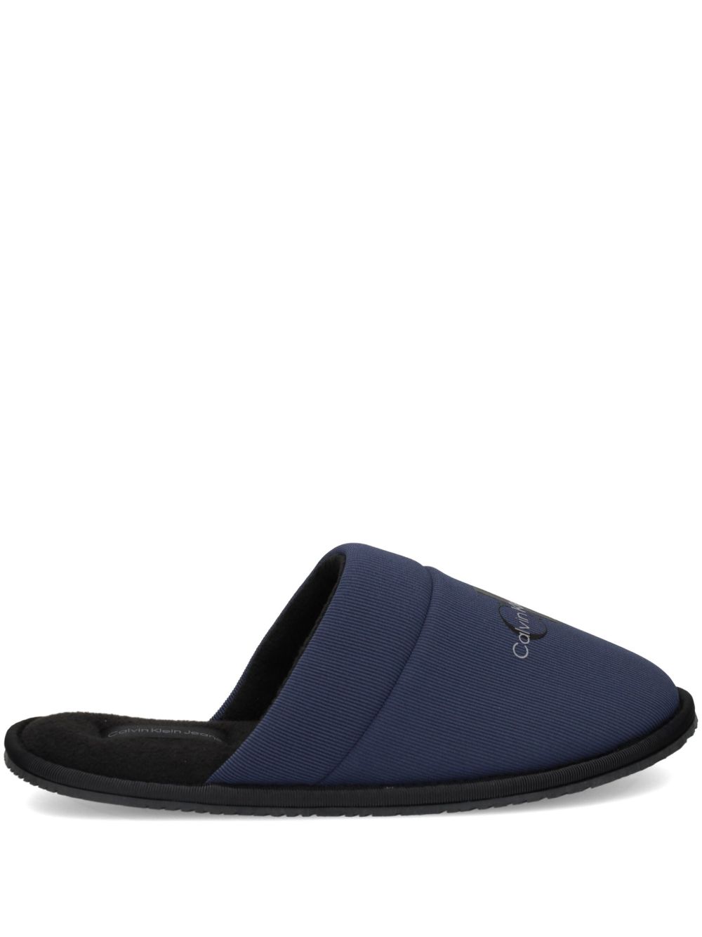 Calvin Klein Jeans logo拖鞋 - 蓝色