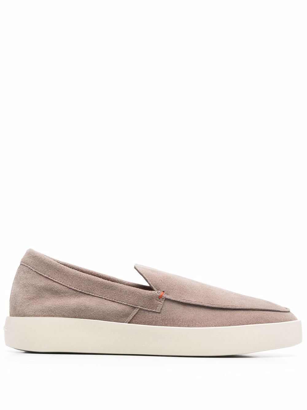 Santoni Backdrop 皮质乐福鞋 - 中性色