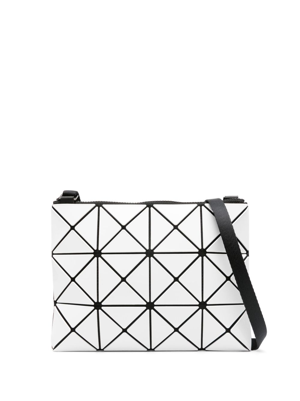 Bao Bao Issey Miyake Lucent Gloss 几何图案造型斜挎包 - 白色