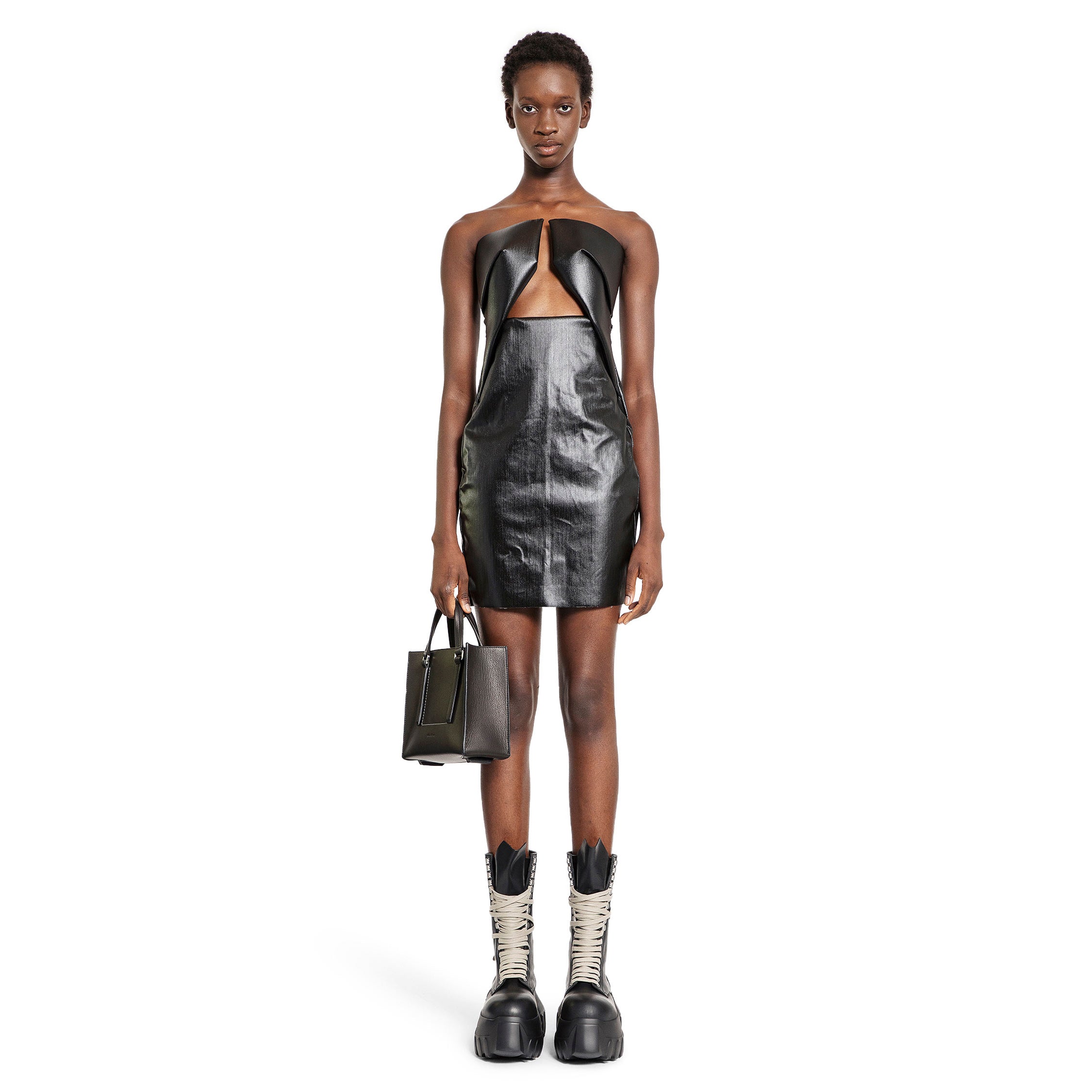 RICK OWENS WOMAN BLACK DRESSES