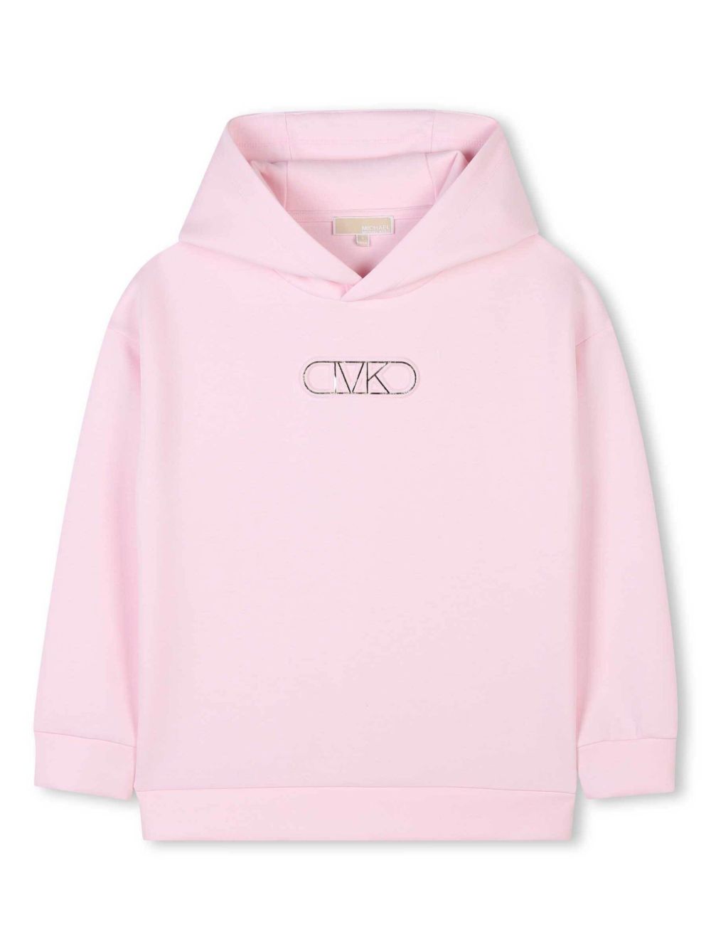 Michael Kors Kids 标贴连帽衫 - 粉色