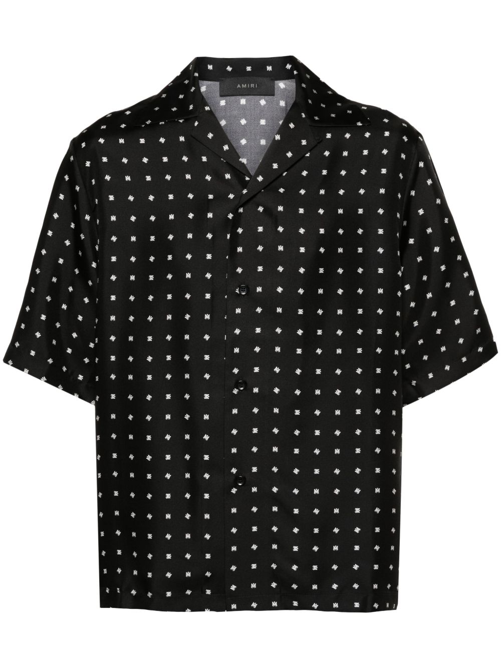 AMIRI Mix and Match Ma logo印花衬衫 - 黑色