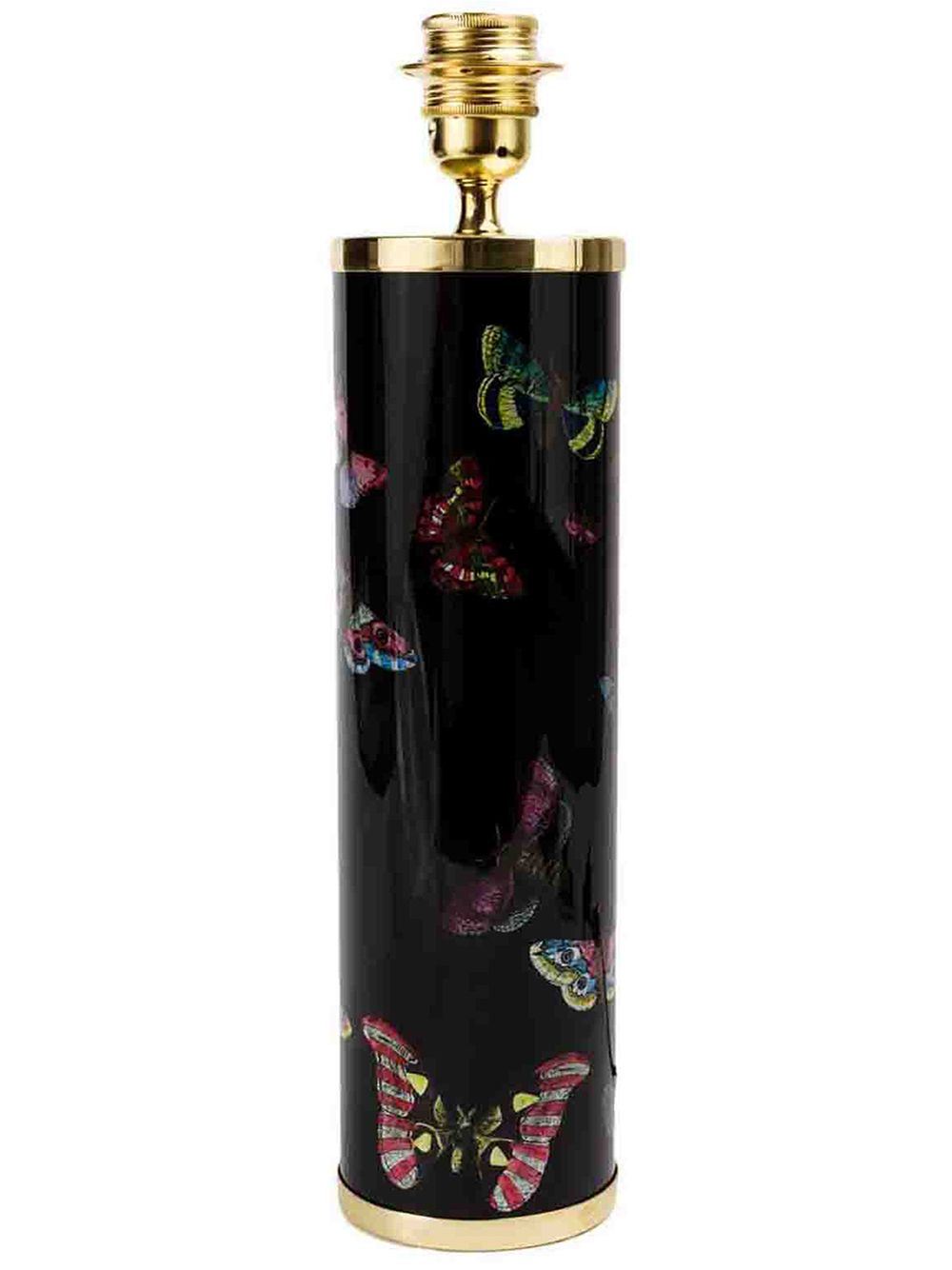 Fornasetti 蝴蝶印花灯座 - 黑色