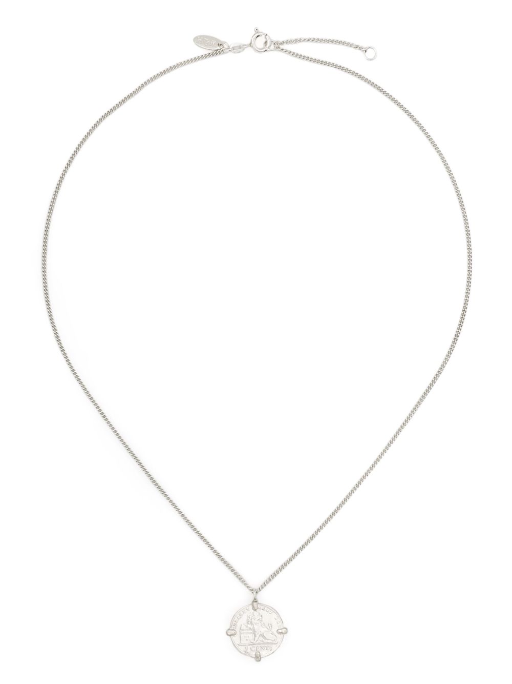 Wouters & Hendrix coin-pendant necklace - 银色