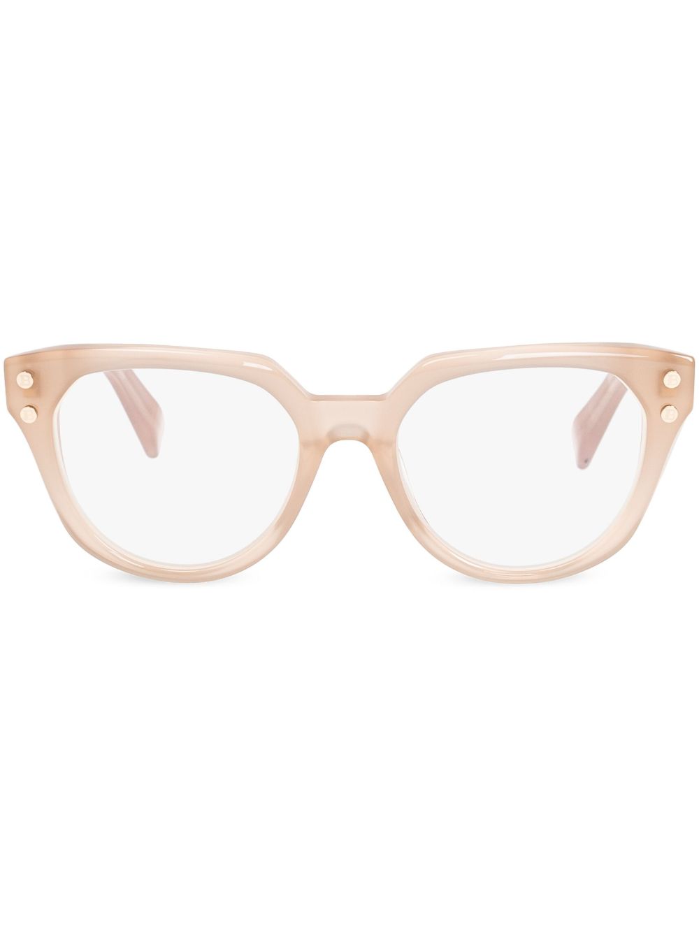 Balmain Eyewear 猫眼框眼镜 - 中性色