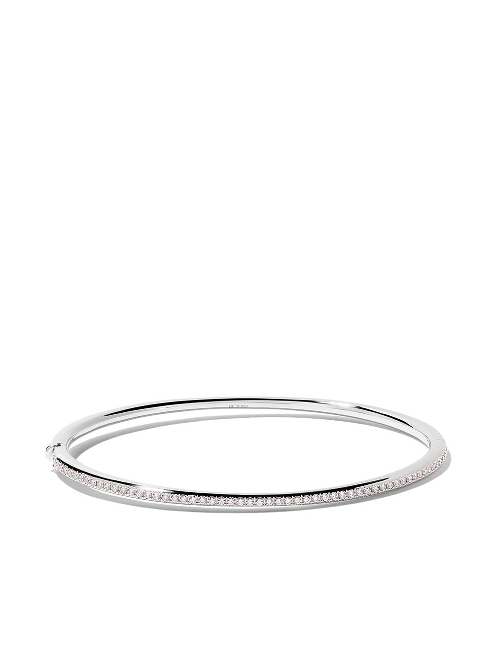 De Beers Jewellers Micropavé钻石手镯 - 银色