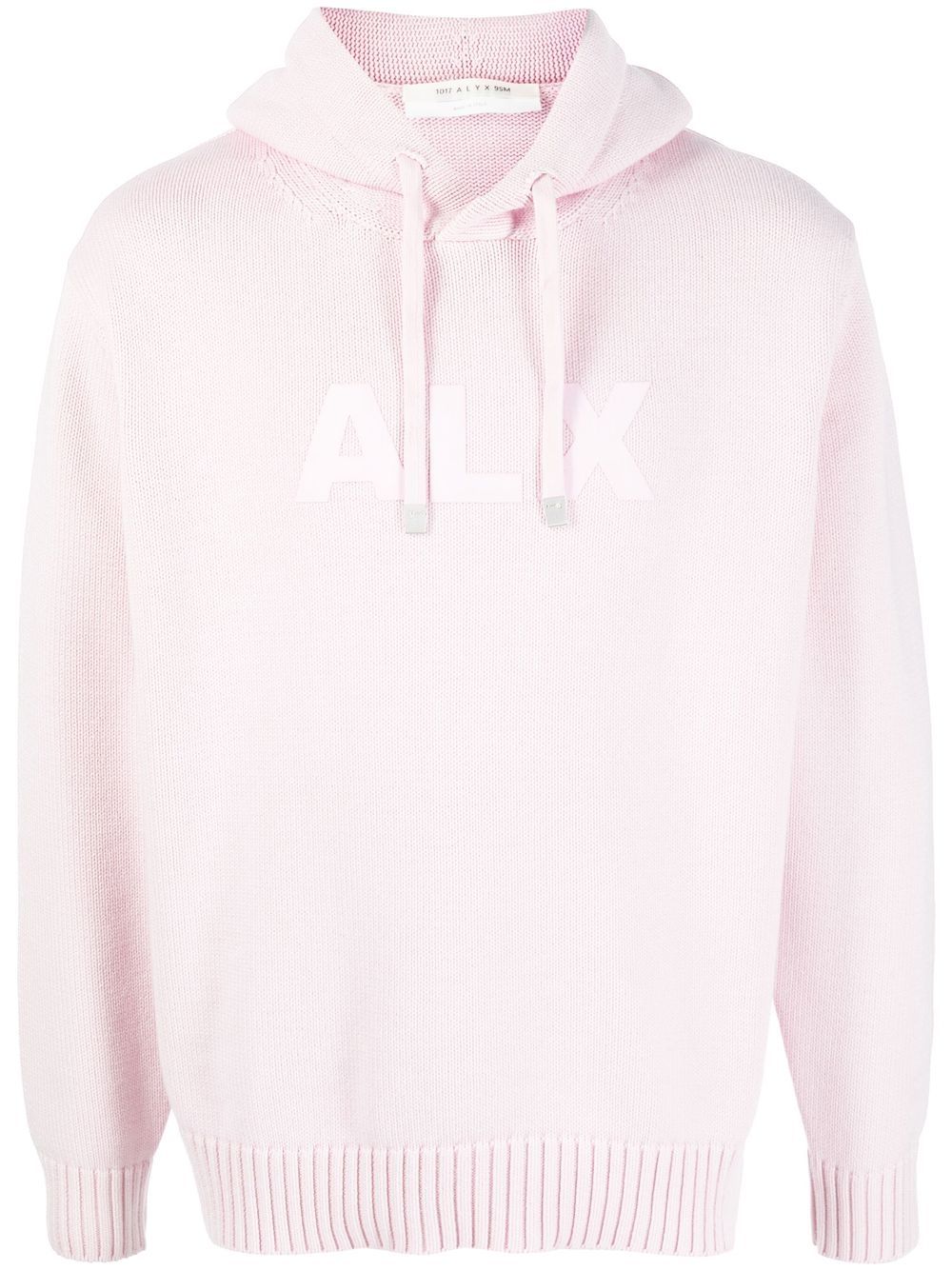 1017 ALYX 9SM logo印花针织连帽衫 - 粉色