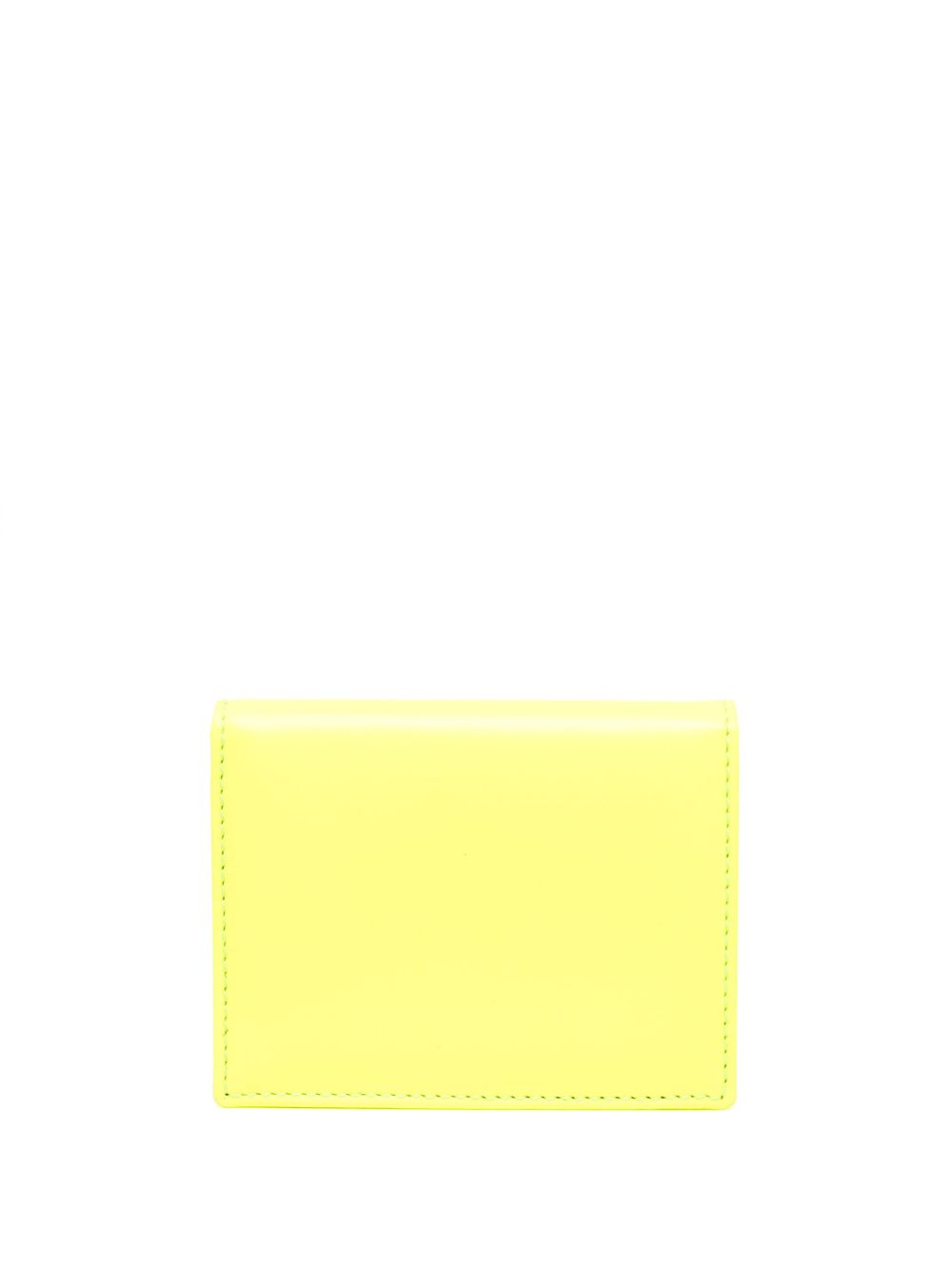 Comme Des Garçons Wallet 拼色皮质对折钱包 - 黄色