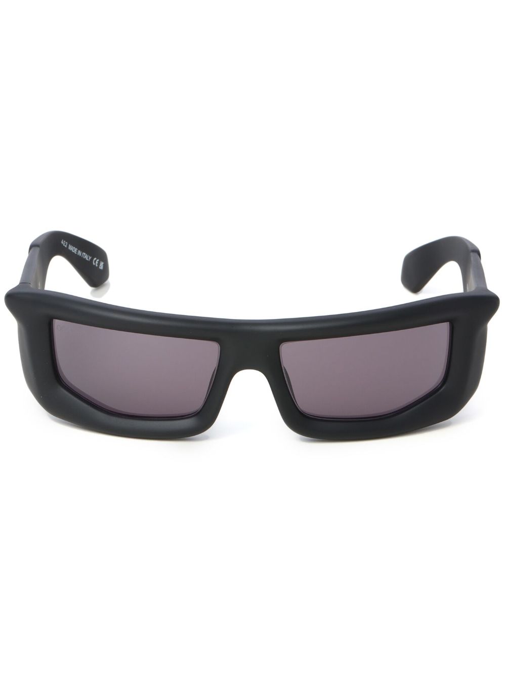 Off-White Eyewear Volcanite 长方形框太阳眼镜 - 黑色