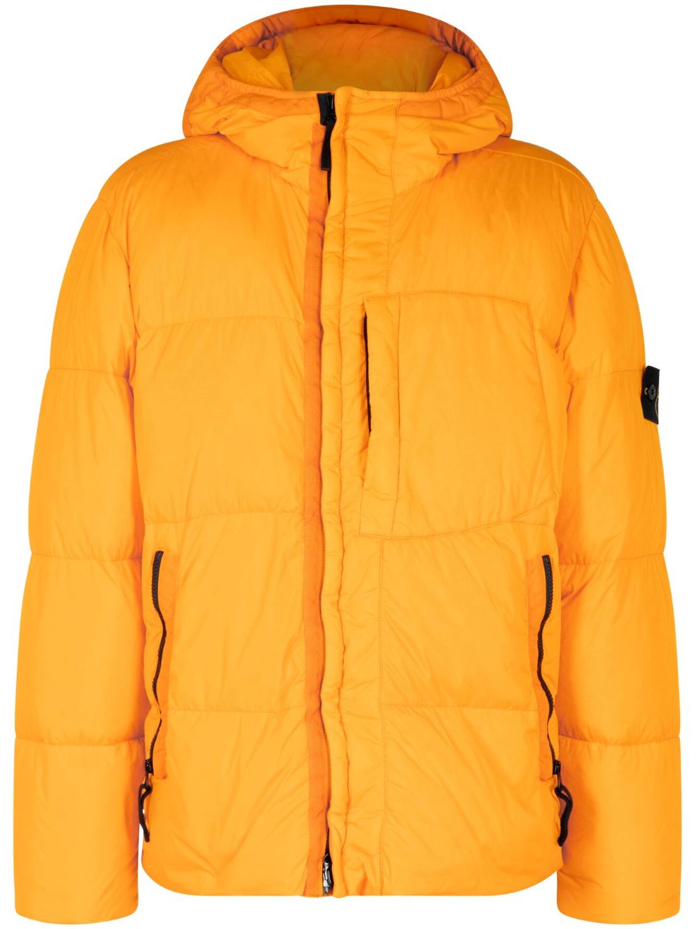 Stone Island Garment Dyed Crinkle Reps 夹克 - 橘色