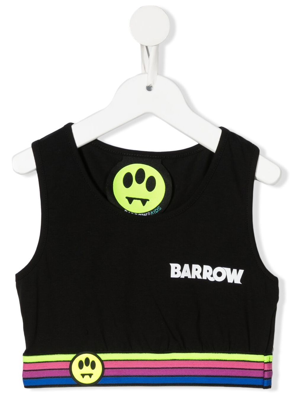 Barrow kids logo短款上衣 - 黑色
