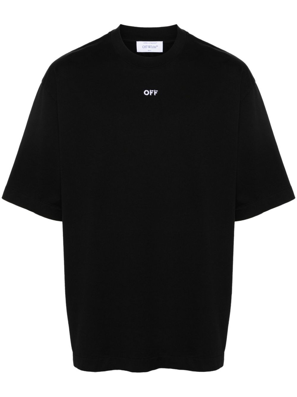 Off-White Arrows 刺绣棉T恤 - 黑色