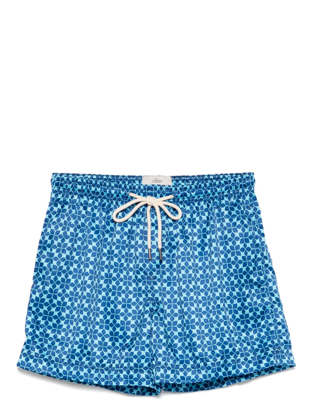 PENINSULA SWIMWEAR 几何图案印花泳裤 - 蓝色