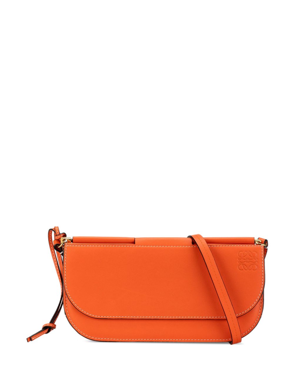 Loewe Pre-Owned Gate Pochette 斜挎包（2018年典藏款） - 橘色