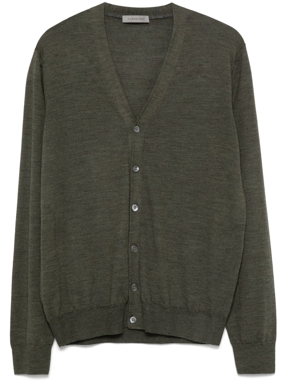 Corneliani 密织开衫 - 绿色