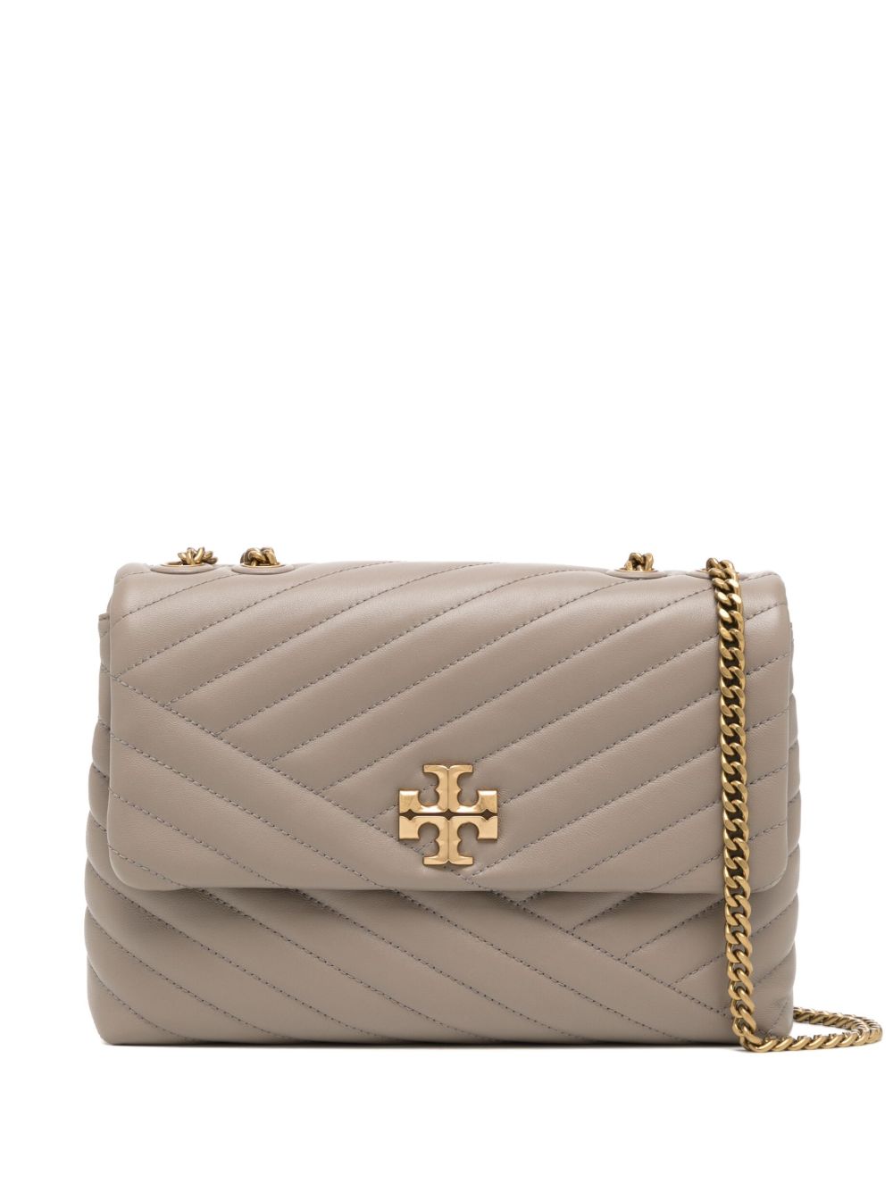 Tory Burch Kira Chevron 两用单肩包 - 褐色