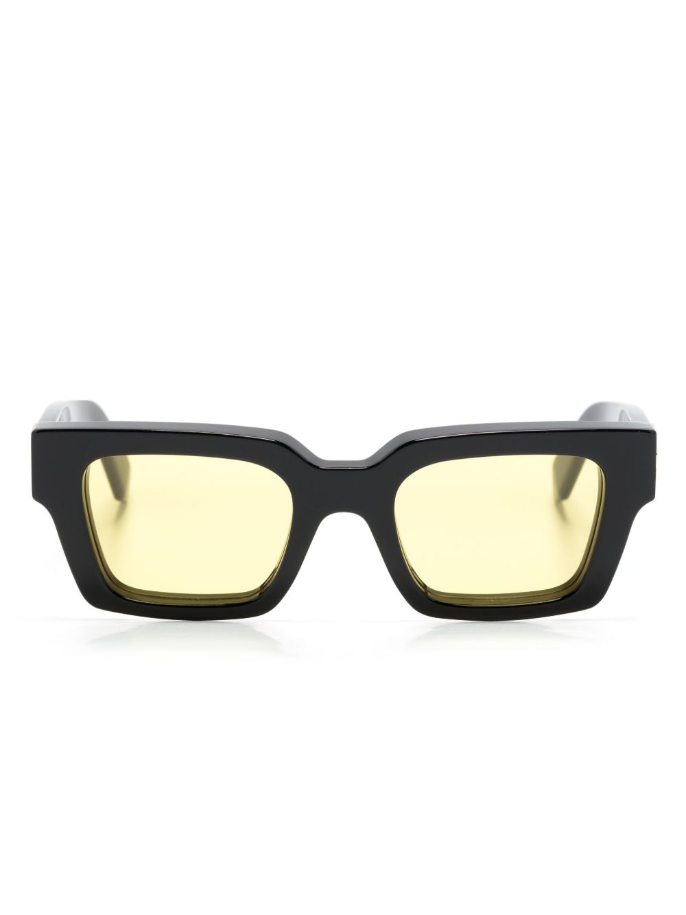 Off-White Eyewear Virgil 方框太阳眼镜 - 黑色