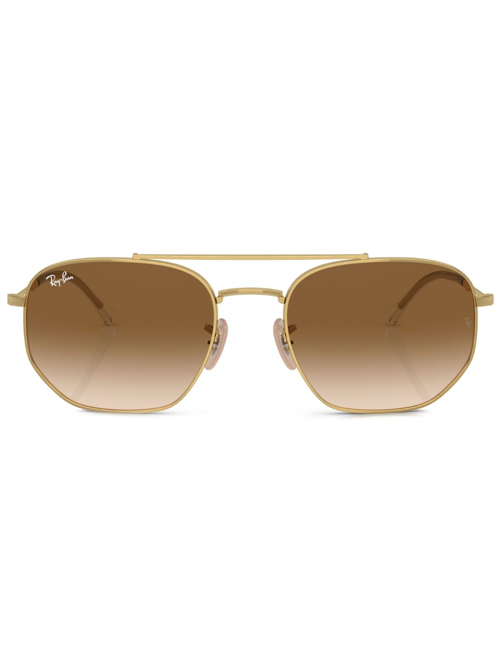 Ray-Ban 方框太阳眼镜 - 金色
