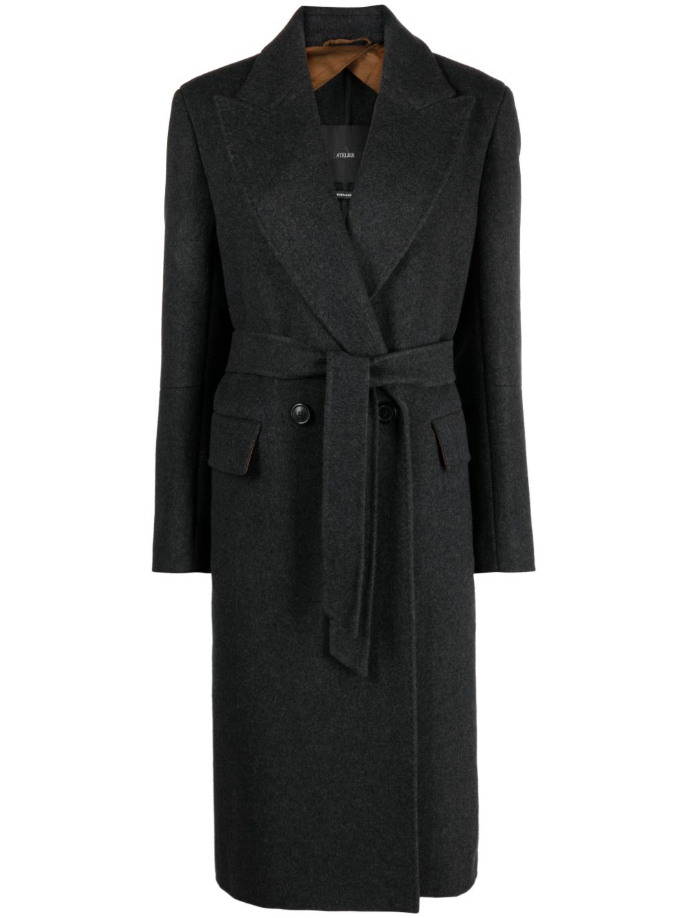 Max Mara 羊绒双排扣外套 - 灰色