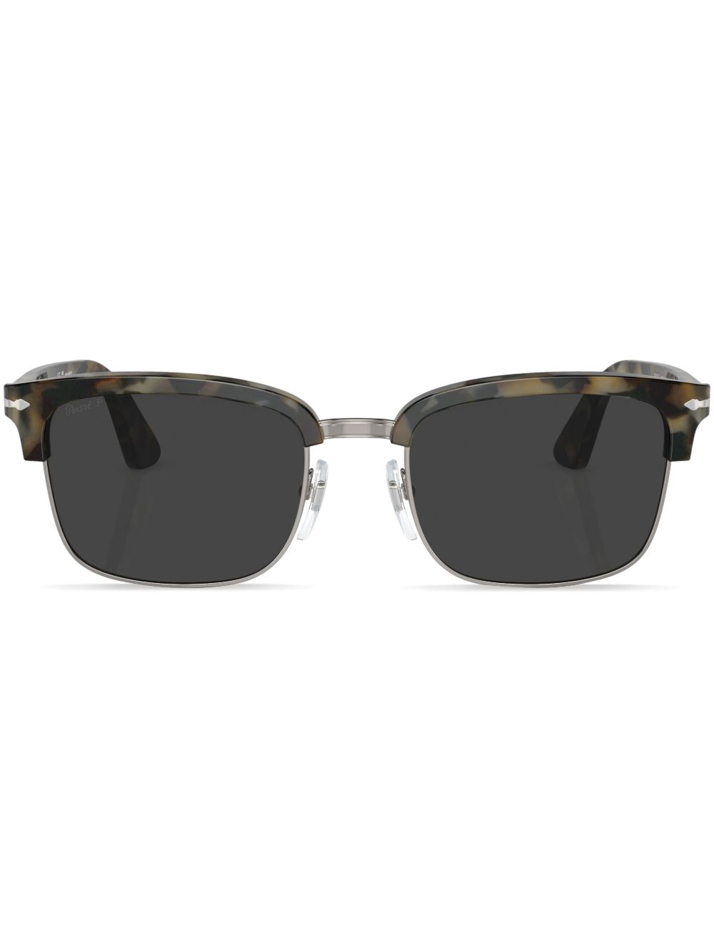 Persol Po3327s 长方形镜框太阳眼镜 - 绿色