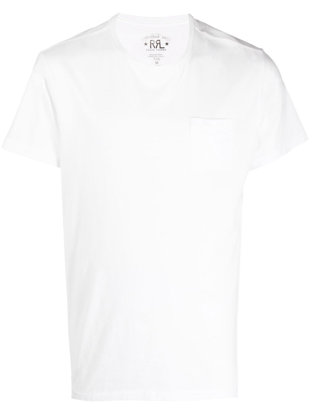Ralph Lauren RRL 胸袋圆领T恤 - 白色