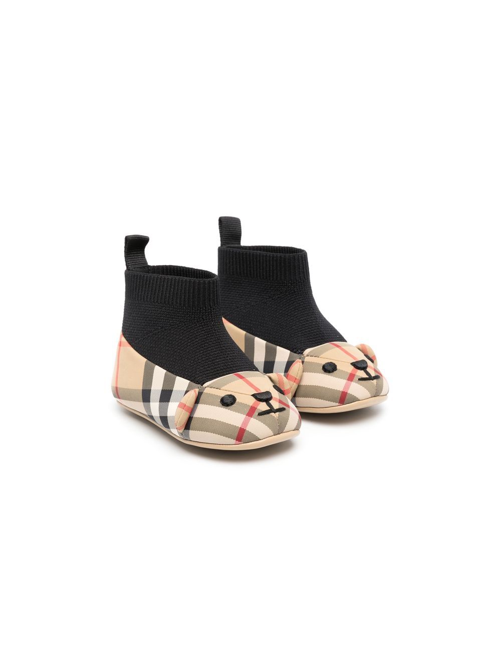 Burberry Kids Vintage Check Thomas Bear 拖鞋 - 中性色