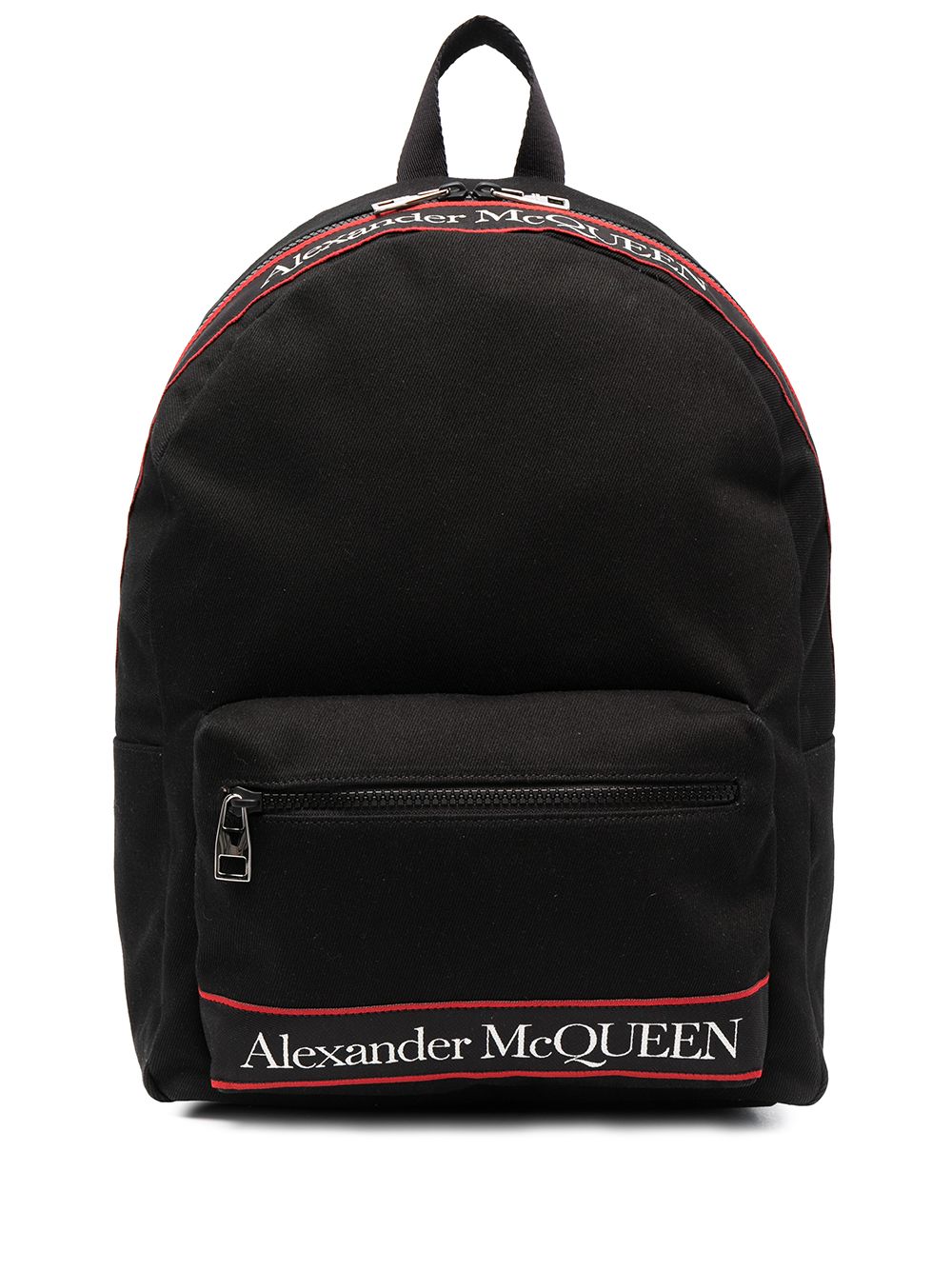 Alexander McQueen Metropolitan Selvedge双肩包 - 黑色