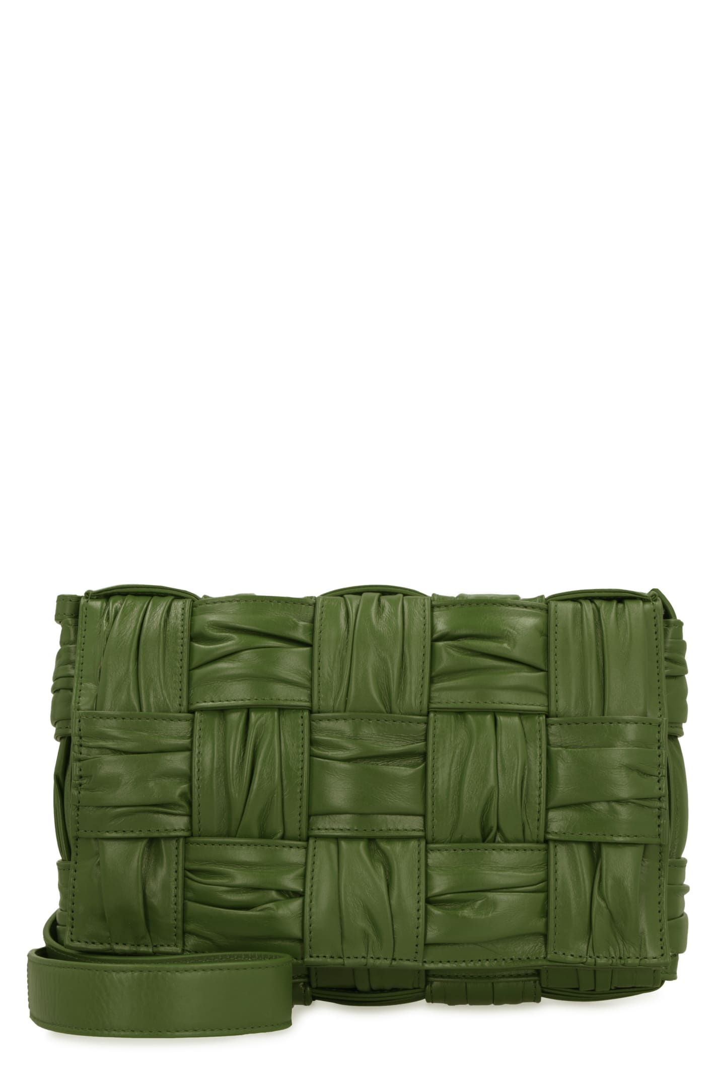 Bottega Veneta Cassette 皮革斜挎包