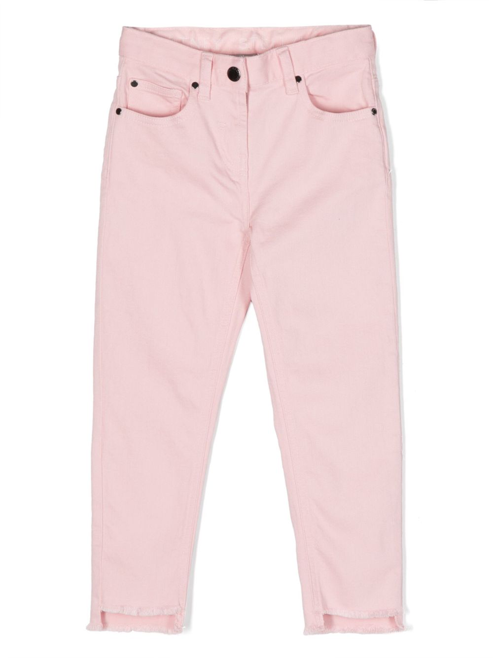 Stella McCartney Kids 中腰修身牛仔裤 - 粉色