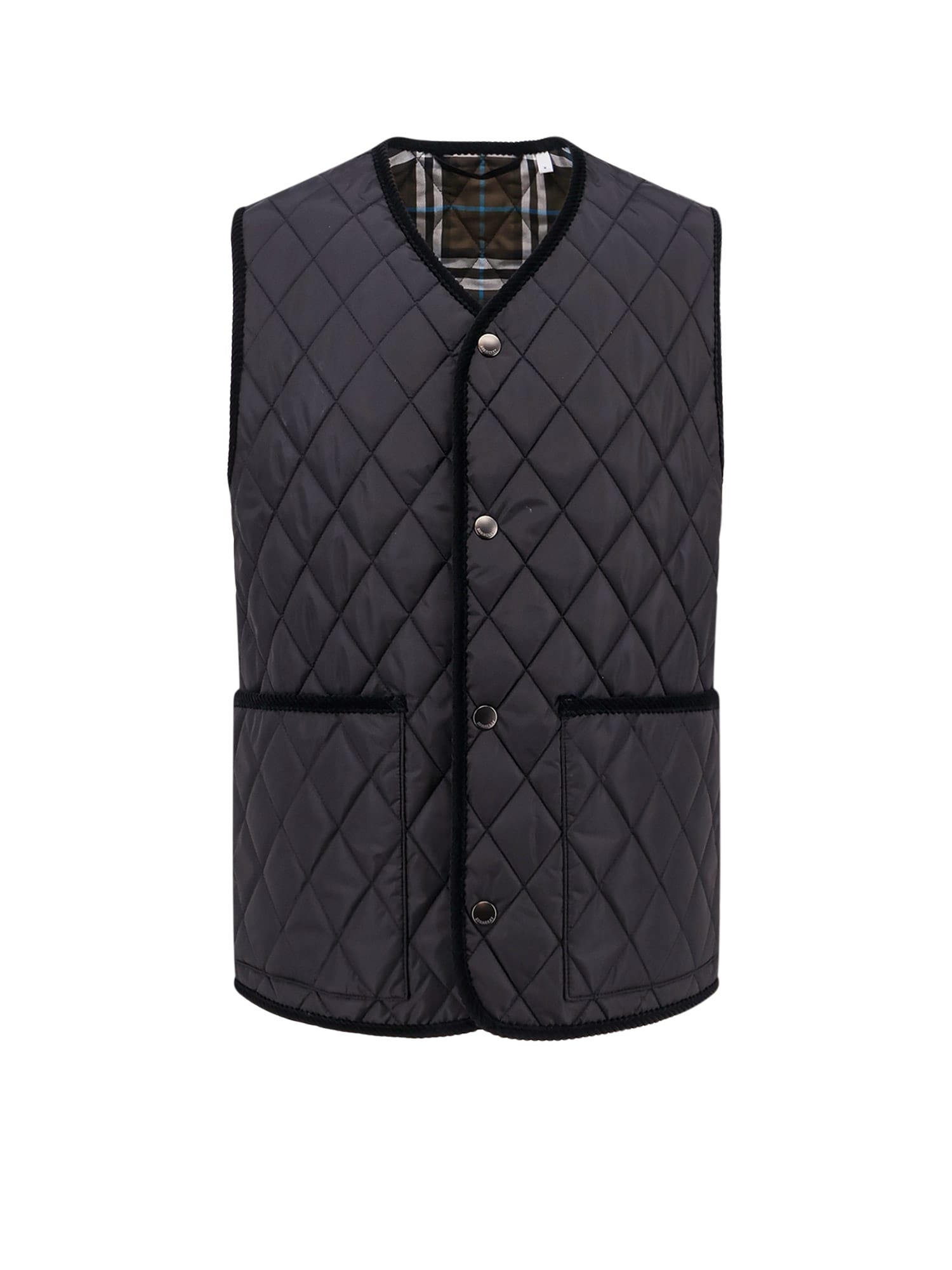 Burberry 黑色尼龙无袖夹克