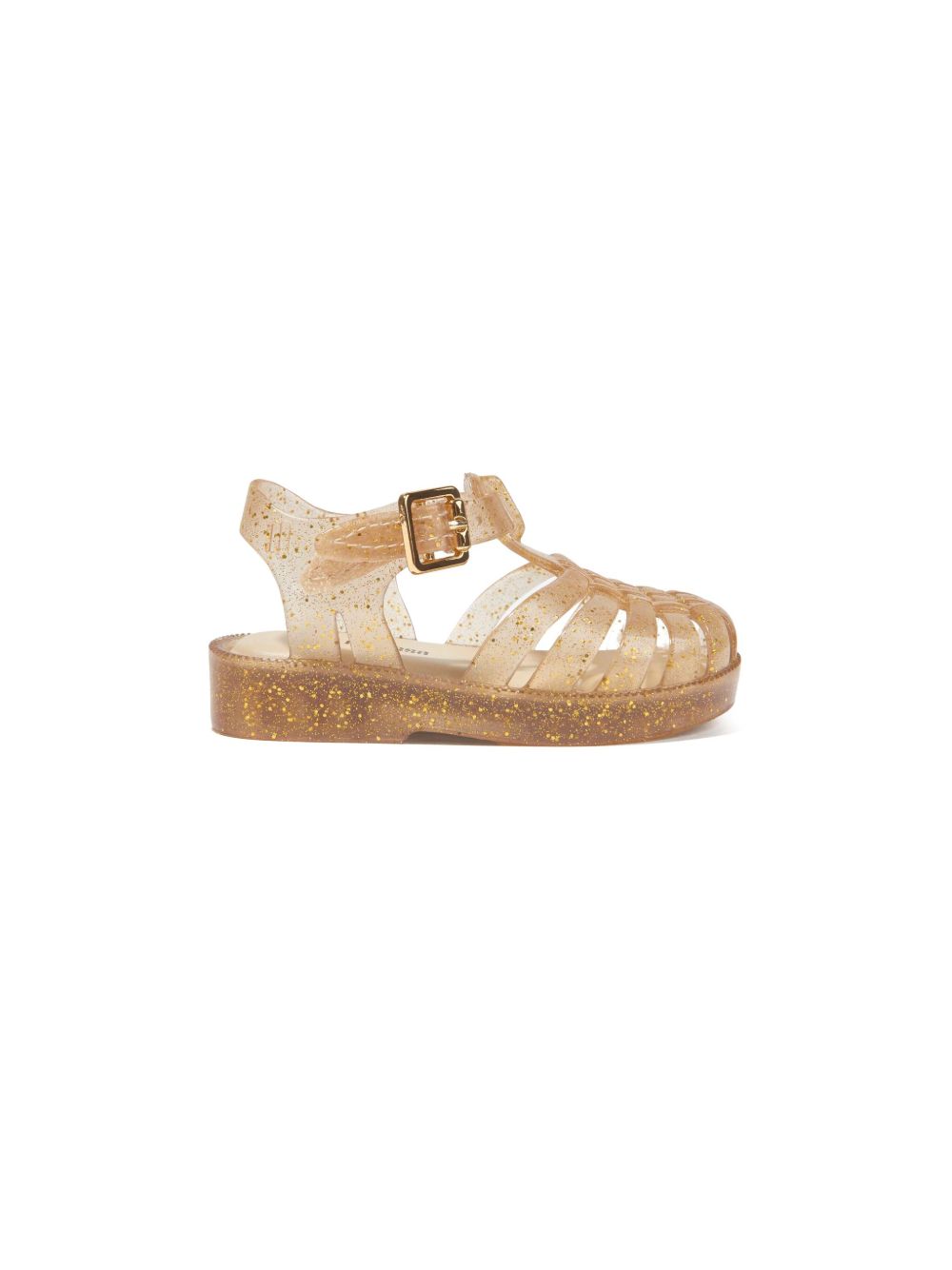Mini Melissa Megan 芭蕾平底鞋 - 金色