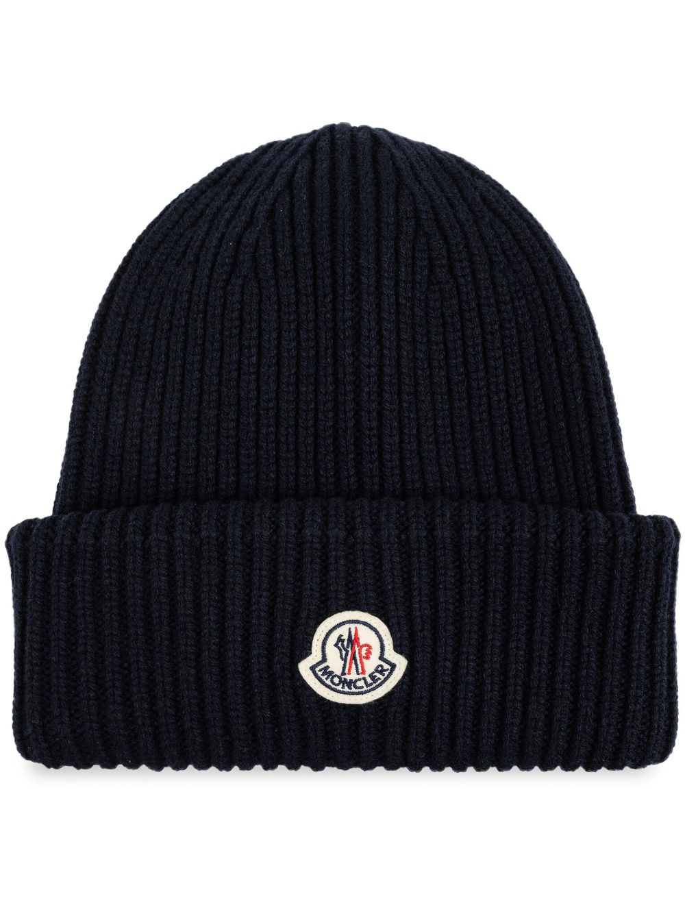 Moncler 标贴套头帽 - 蓝色