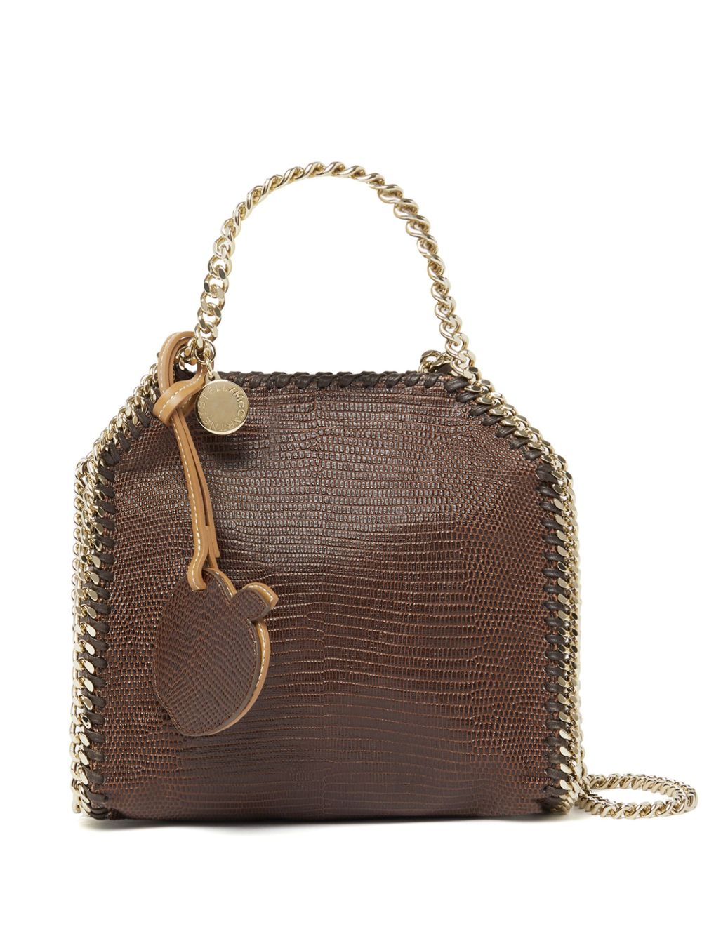 Stella McCartney Falabella 人造皮革手提包 - 褐色