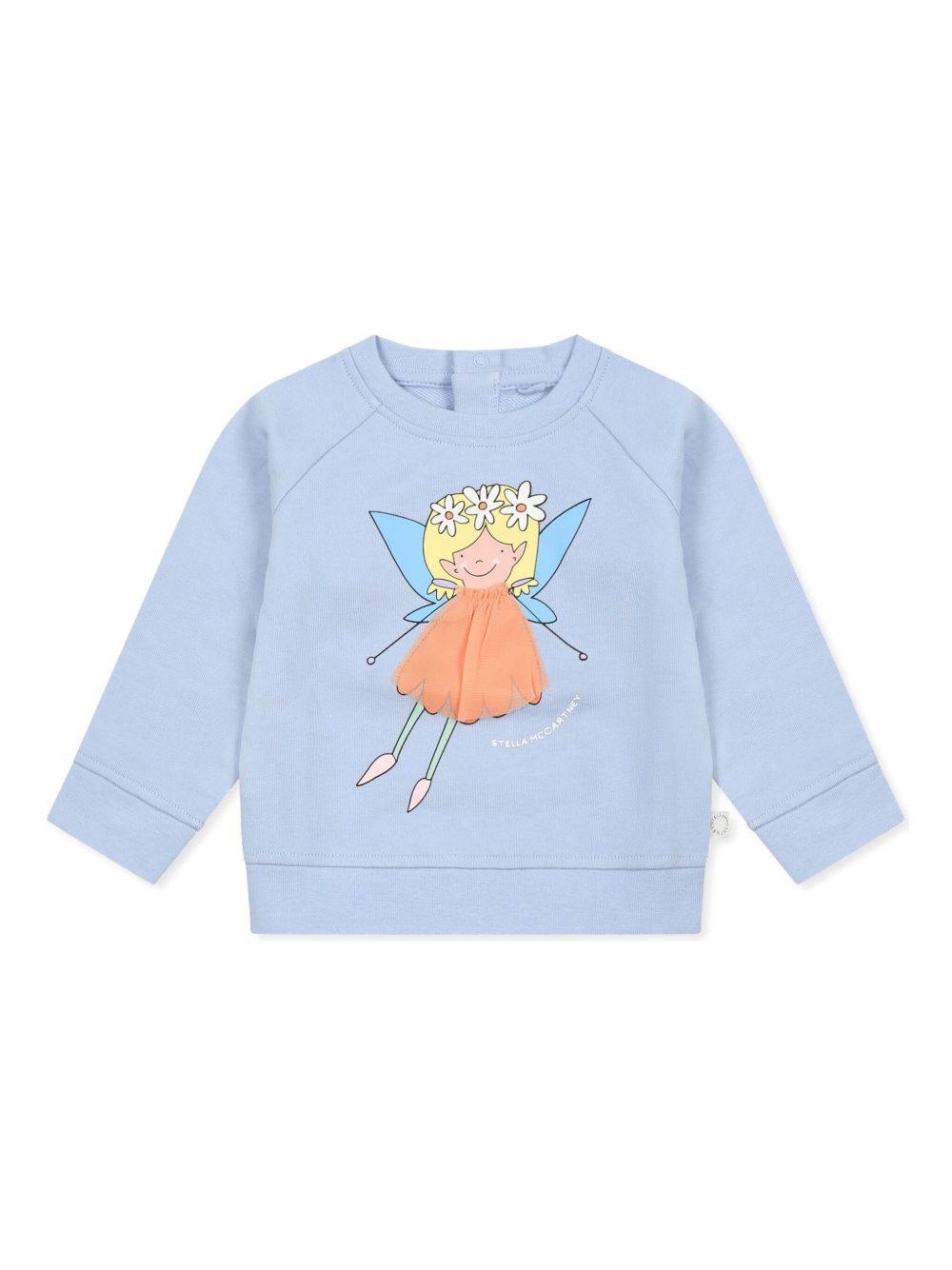 Stella McCartney Kids 图案印花卫衣 - 蓝色