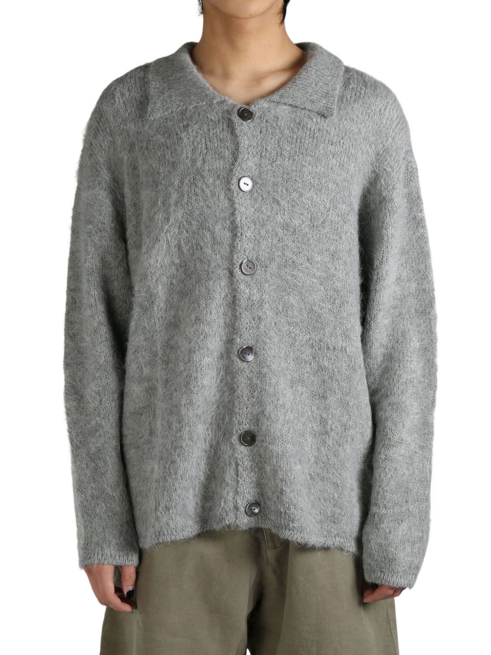 The Elder Statesman Thistle cardigan - 灰色