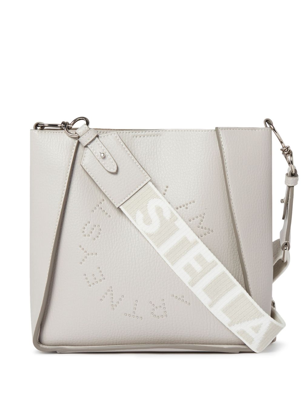 Stella McCartney Stella Logo 纯素皮革单肩包 - 灰色