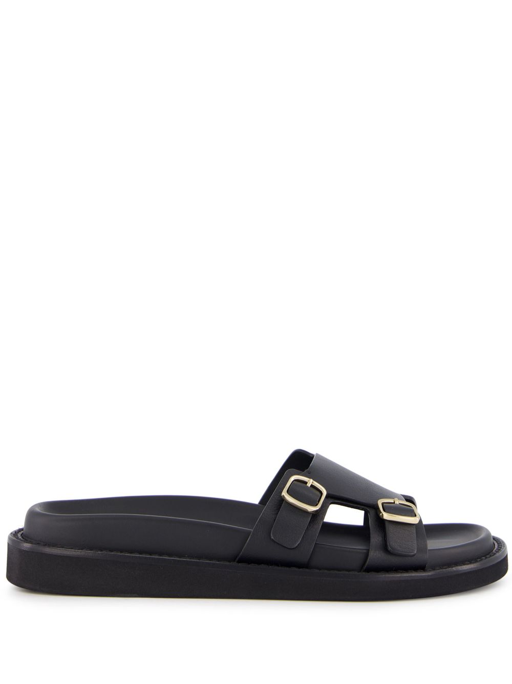 Santoni Amalfi 凉鞋 - 黑色