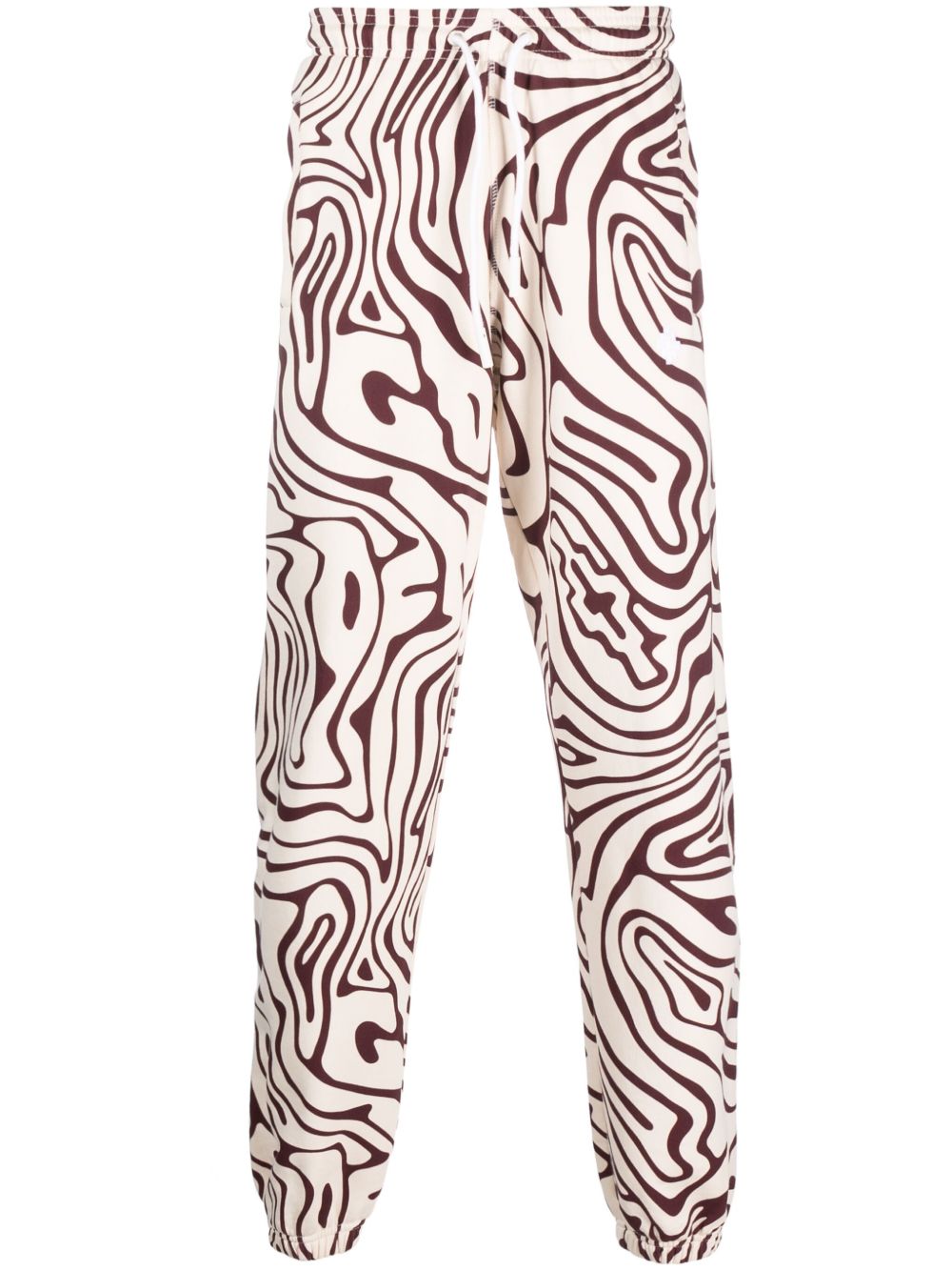 Marcelo Burlon County of Milan 漩涡印花运动裤 - 红色