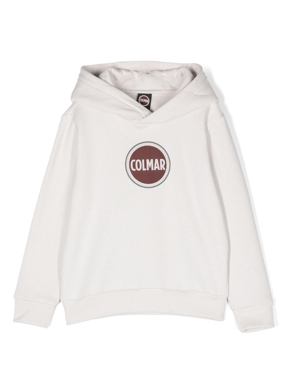 Colmar Kids logo印花长袖连帽衫 - 灰色