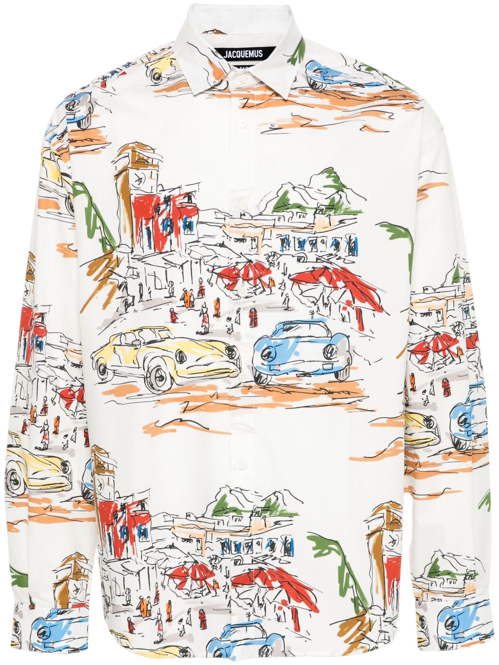 Jacquemus La chemise Simon 棉衬衫 - 白色