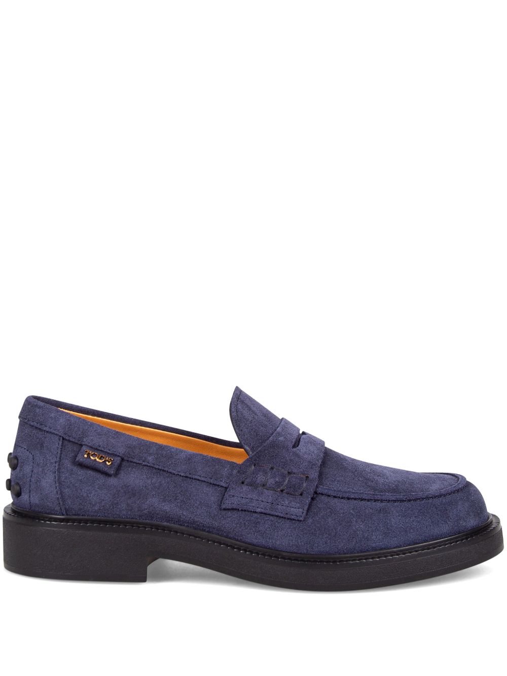 Tod's 便士槽绒面皮乐福鞋 - 蓝色