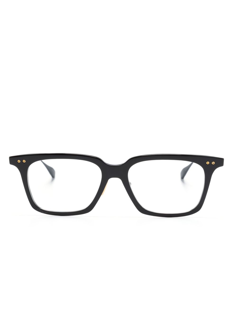 Dita Eyewear Arinu 长方形镜框眼镜 - 黑色