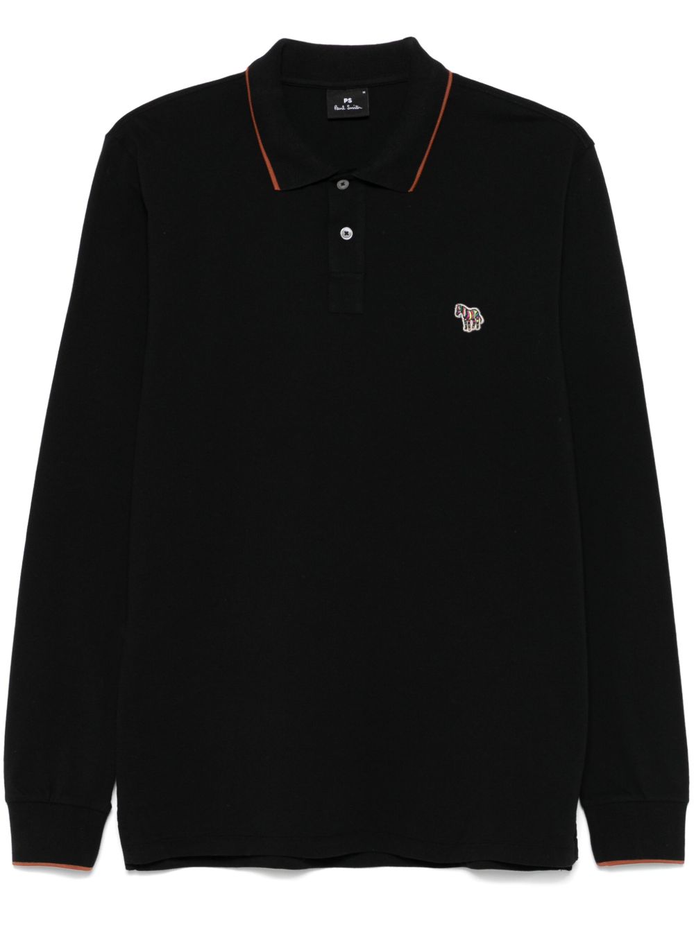 PS Paul Smith 标贴polo衫 - 黑色