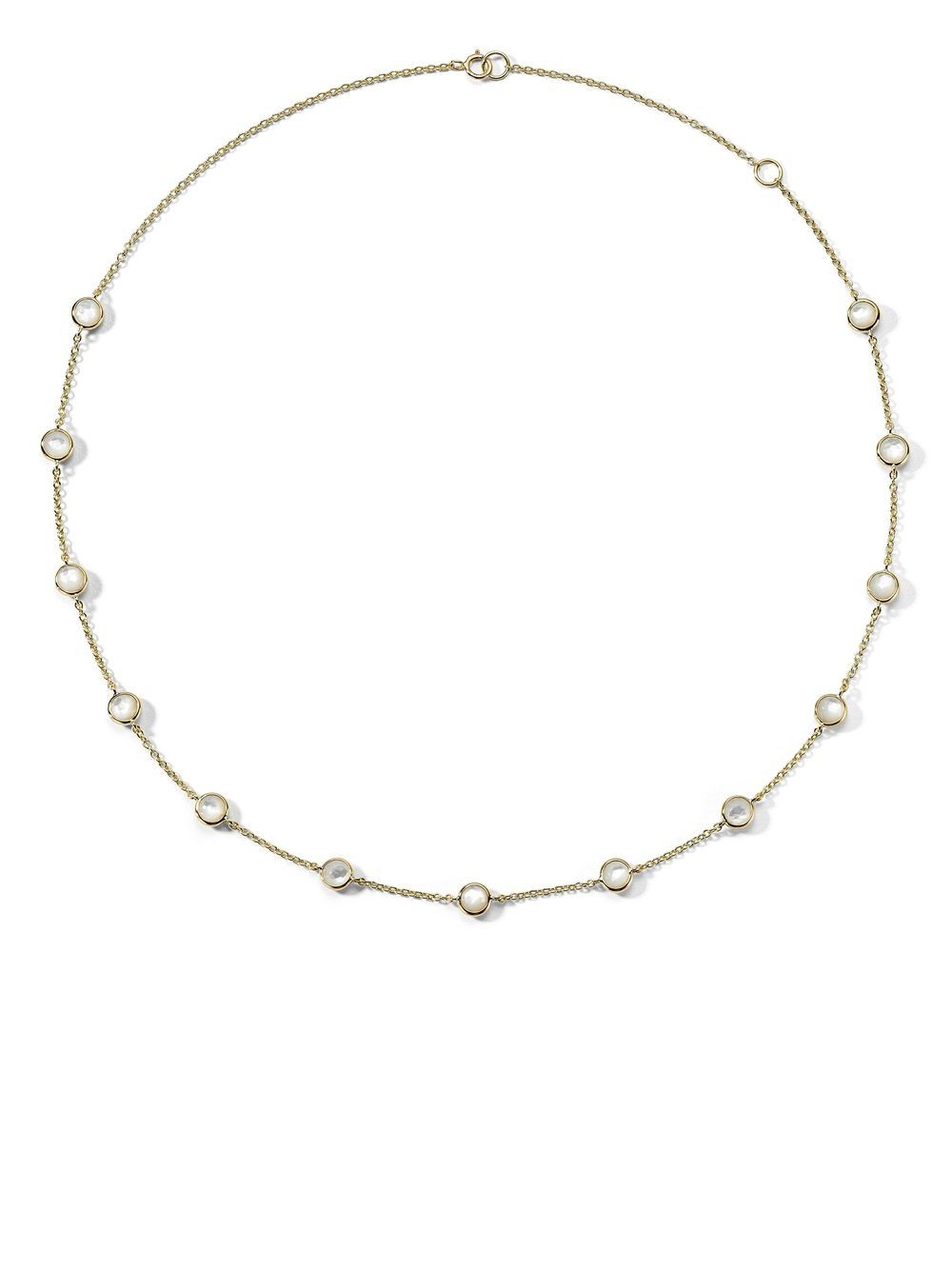 IPPOLITA 18K黄金 Lollipop 13-Stone Station 珍珠母项链 - 金色